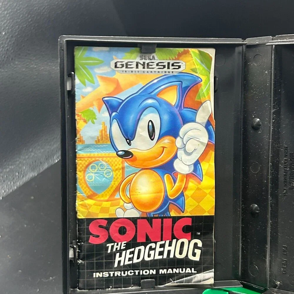 Sonic the Hedgehog Not For Resale (Sega Genesis, 1991) Complete W/ Manual